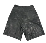 Raspberry Hills Leather Shorts Black’