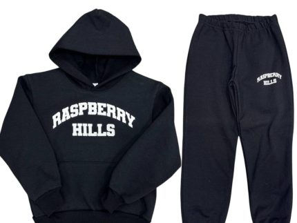 Raspberry Hills Logo Tracksuit (Youth) Black