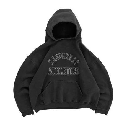The Raspberry Athletics New Black Hoodie
