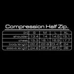 GV GALLERY RASPBERRY HILLS WOMENS COMPRESSION ZIP HALF
