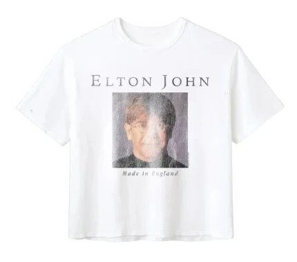 Gold+Vintage Gallery Raspberry Hills Tee ‘Elton John’