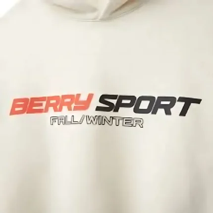 Raspberry Hills Berry Sport Cream Hoodies