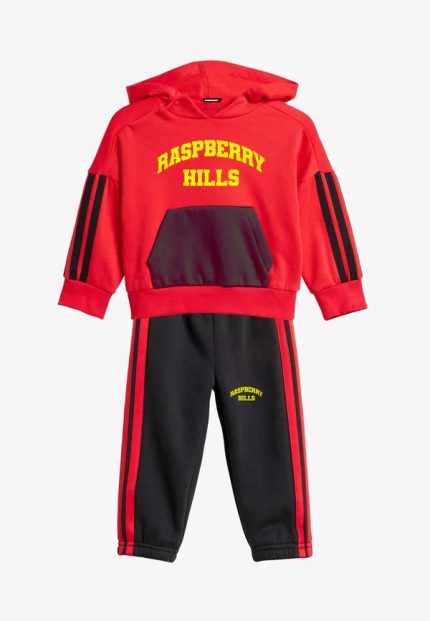 Raspberry Hills Kids RedBlack Tracksuit