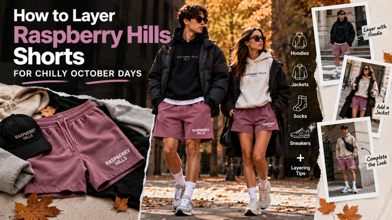 How to Layer Raspberry Hills Shorts for Chilly October Days